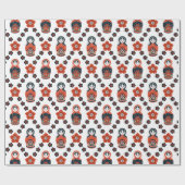 Kute Russische Nesting Doll Wrapping Paper Cadeaupapier (Vlak)