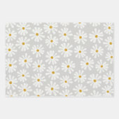 Kute Scandi Daisy Wrapping Paper Sheets (Voorkant 2)