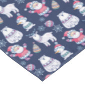 Kute Scandinavische stijldieren en Santa Pattern Tafelkleed (Gekanteld)