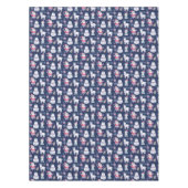 Kute Scandinavische stijldieren en Santa Pattern Tafelkleed (Voorkant)
