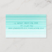 Kute Schattig Girly Modern, Ombre, Cupcake Bakery Visitekaartje (Achterkant)