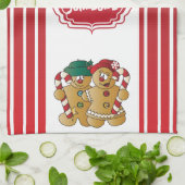 Kute Schattig ontbijtkoek Theedoek (Gevouwen)