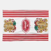 Kute Schattig ontbijtkoek Theedoek (Horizontaal)