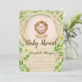 Kute Schattige Baby kroonbladeren Kaart (Staand voorkant)