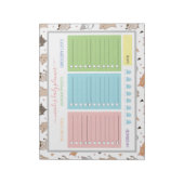 Kute Schattige dagplanner Notitieblok (Linkerzijde)