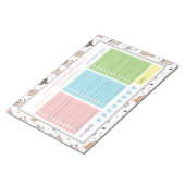 Kute Schattige dagplanner Notitieblok (Schuin)