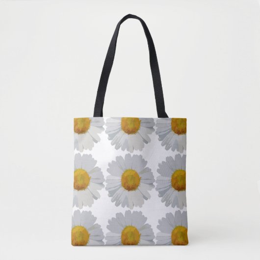Kute Schattige  Daisy Flower Tote Bag (Voorkant)