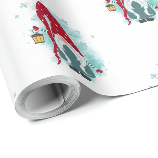 Kute Schattige gnomen Cadeaupapier (Rol Hoek)