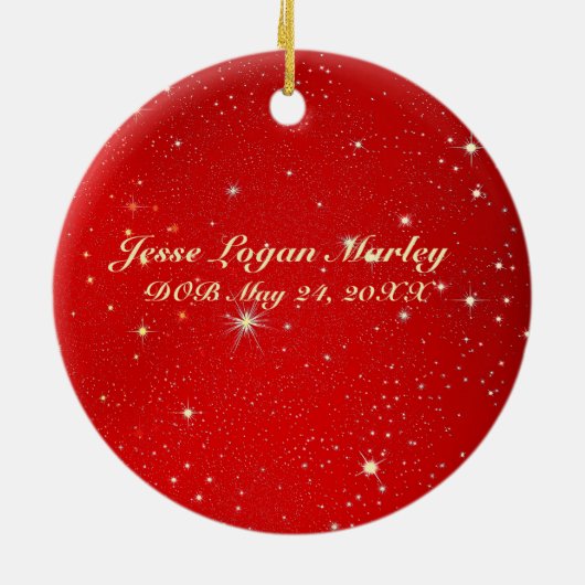 Kute, Schattige kerstfoto Keramisch Ornament (Achterkant)