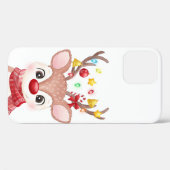 Kute Schattige kerstrenrendiertje Case-Mate iPhone Case (Achterkant (horizontaal))