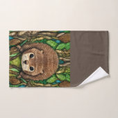 Kute Schattige Little Baby Beaver Bad Handdoek (Handdoek)