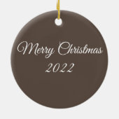 Kute Schattige Little Baby Beaver Keramisch Ornament (Achterkant)