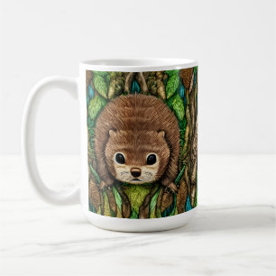 Kute Schattige Little Baby Beaver Koffiemok