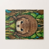 Kute Schattige Little Baby Beaver Legpuzzel (Horizontaal)