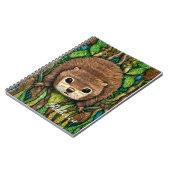 Kute Schattige Little Baby Beaver Notitieboek (Linkerzijde)