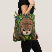 Kute Schattige Little Baby Beaver Tote Bag (Dichtbij)