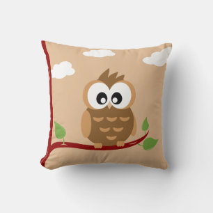 Kute Schattige Little Owl Bird Kussen
