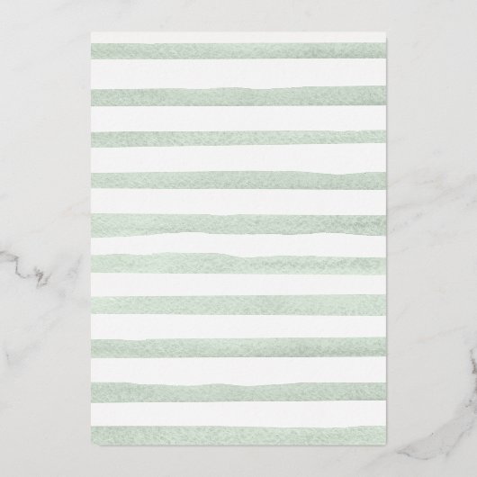 Kute Schattige marineblauw Baby shower Gold Folie Uitnodiging (Achterkant)