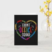 Kute School Secretary Admin Kaart (Gele Bloem)