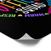 Kute School Secretary Admin Poster (Hoek)