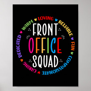 Kute School Secretary Admin Poster