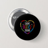 Kute School Secretary Admin Ronde Button 5,7 Cm (Voorkant /achterkant)