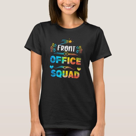Kute School Secretary Admin T-shirt (Voorkant)
