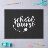 Kute School verpleegkunde Tissuepapier (Craft)