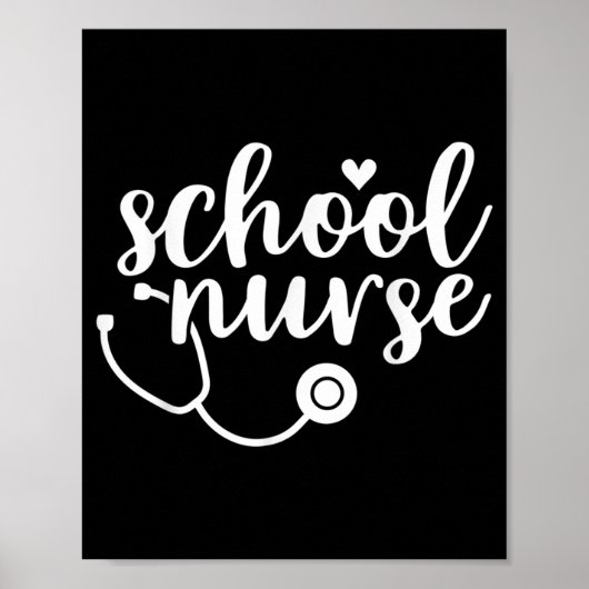 Kute School verpleegkunde-waardering Poster (Voorkant)