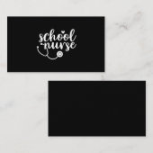 Kute School verpleegkunde-waardering Visitekaartje (Voorkant / Achterkant)