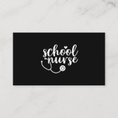 Kute School verpleegkunde-waardering Visitekaartje (Voorkant)