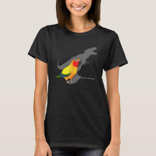 Kute Screaming Parrot, Birb Memes, Funny T-Rex Sun T-shirt