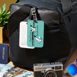 Kute Seagull Beach EastCoast Beachcomber bagage Bagagelabel