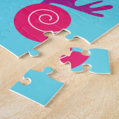 Kute sealife Animals Persoonlijke jongens Legpuzzel (Zijkant)