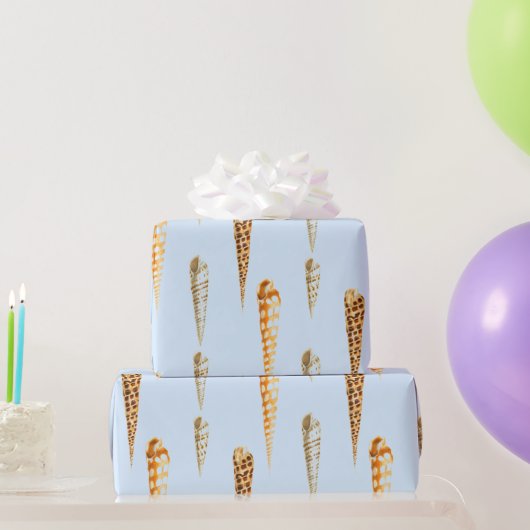 Kute Seashell Nautical Wrapping Paper Cadeaupapier (Feestgeschenken)