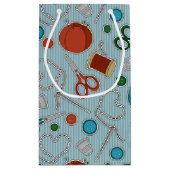 Kute Seing Thleing Pattern Blue Klein Cadeauzakje (Achterkant)