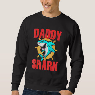 Kute Shark Dad Papa Father Day Trui