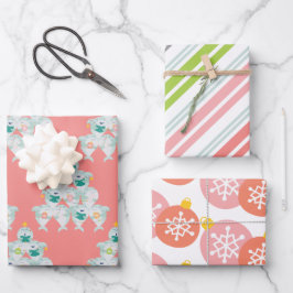 Kute Shark-kerstboom Inpakpapier Vel