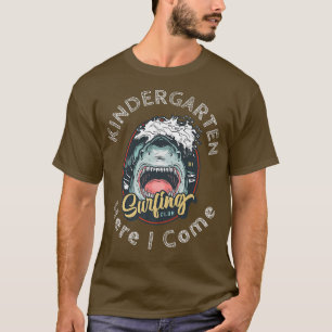 Kute Shark Kindergarten hier kom ik Kinder terug n T-shirt
