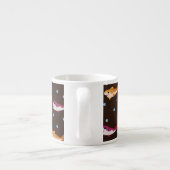 Kute Sharks Pattern, Shark Fish Lovers Espresso Kop (Achterkant)