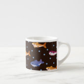 Kute Sharks Pattern, Shark Fish Lovers Espresso Kop (Rechts)