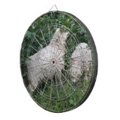 Kute Sheep Eating Leaves Dartboard Dartbord (Voorkant Rechts)