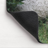 Kute Sheep Eating Leaves Mousepad Muismat (Hoek)