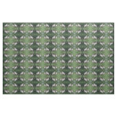 Kute Sheep Eating Leaves Patterned Animal Fabric Stof (Yard (91,4 cm))
