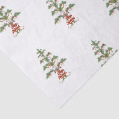 Kute Sheep Kerstmis Vleece Navidad Tissuepapier (Detail)