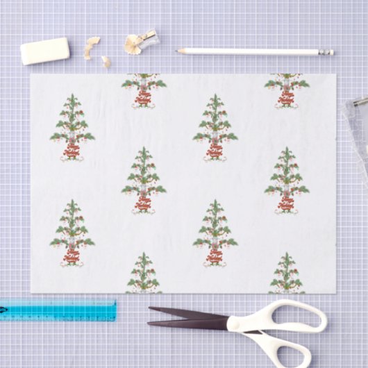 Kute Sheep Kerstmis Vleece Navidad Tissuepapier (Craft)