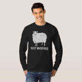 Kute Sheep Whisperer Farmer Sheep Farmer Love Shee T-shirt (Voorkant volledig)