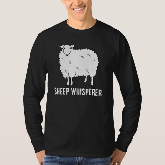 Kute Sheep Whisperer Farmer Sheep Farmer Love Shee T-shirt (Voorkant)