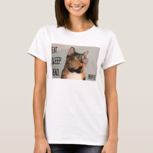 Kute Shirt voor Kat Lover / Bookworm!