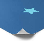 Kute Shooting Star Comet Poster (Hoek)